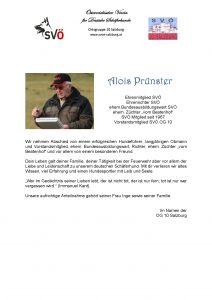 Abschied Alois Prünster